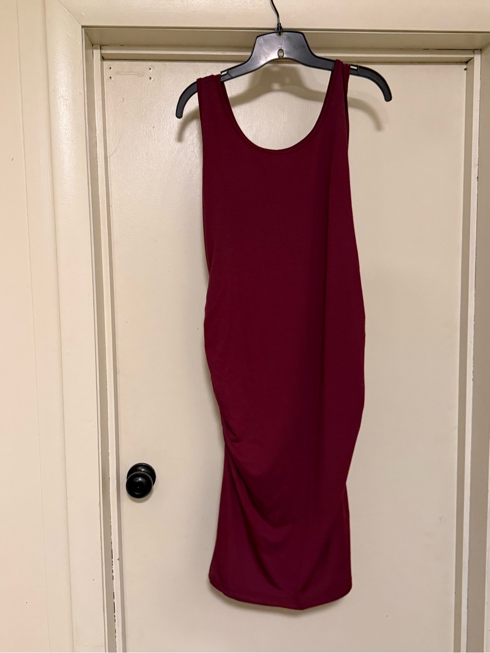 Sleeveless Burgundy Women’s Tank Dress